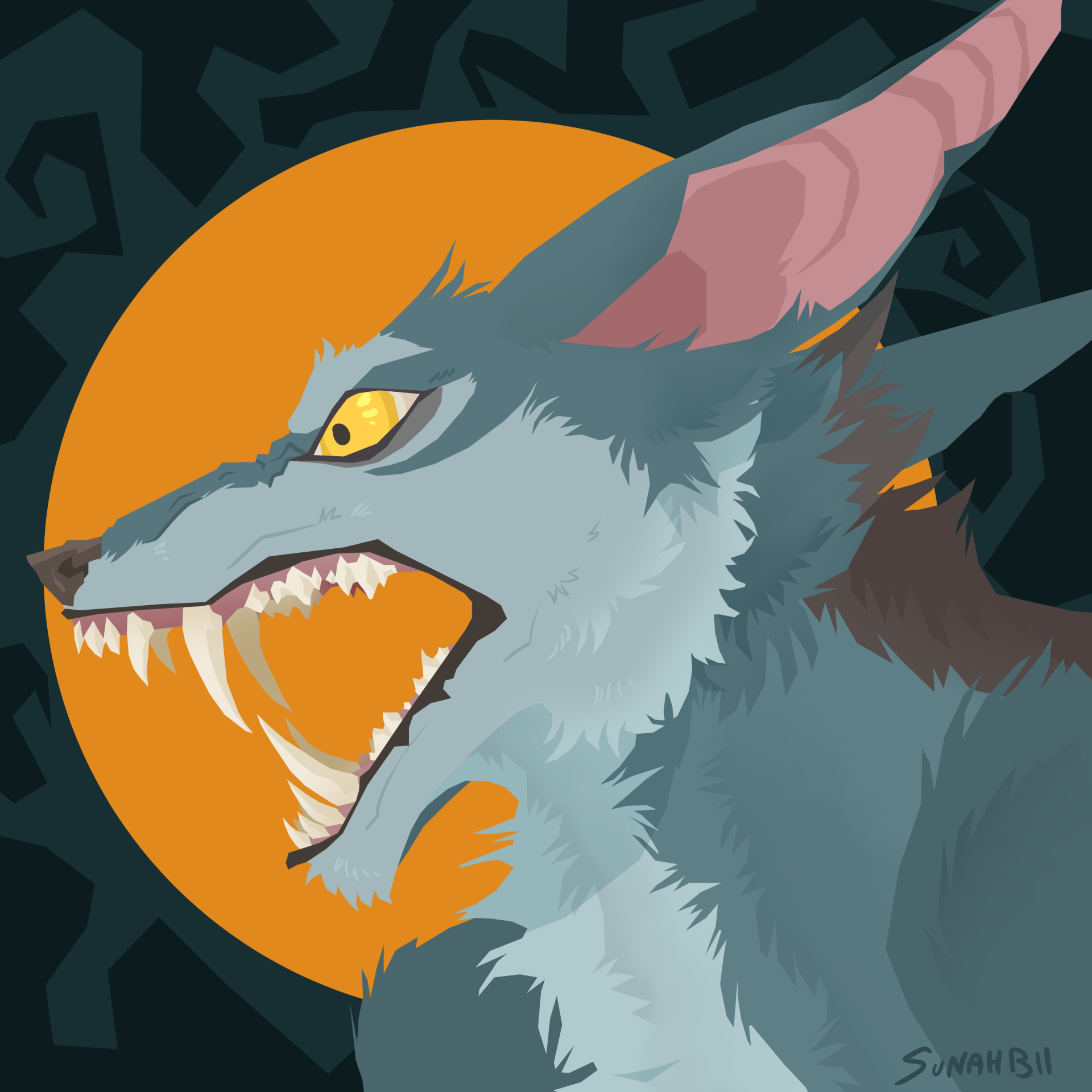 Icon of a werewolf character