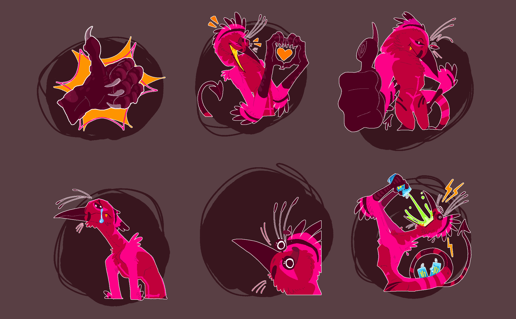 Sticker sheet featuring ipseity
